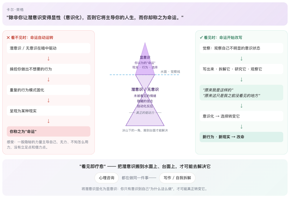 潜意识与命运：看见即疗愈