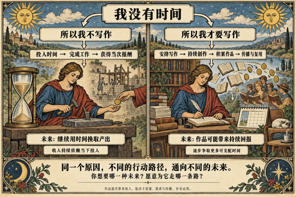 我没有时间所导向的两种选择